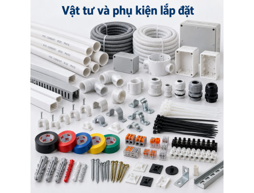 Vật Tư Và Phụ Kiện Lắp Đặt Điện